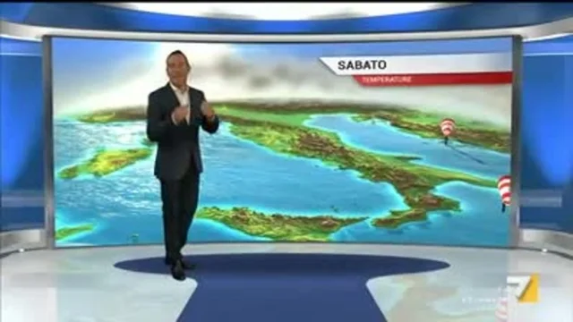 Il meteo della sera