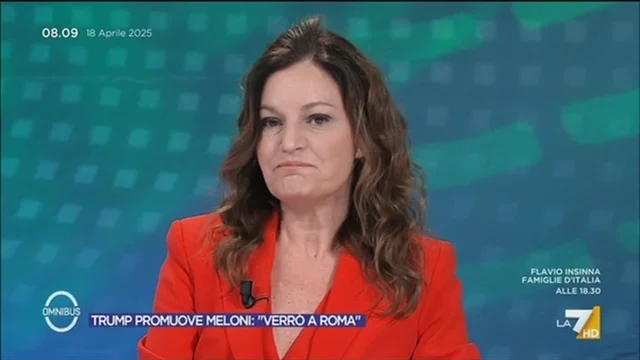Trump promuove Meloni, Omnibus, 18/04/2025
