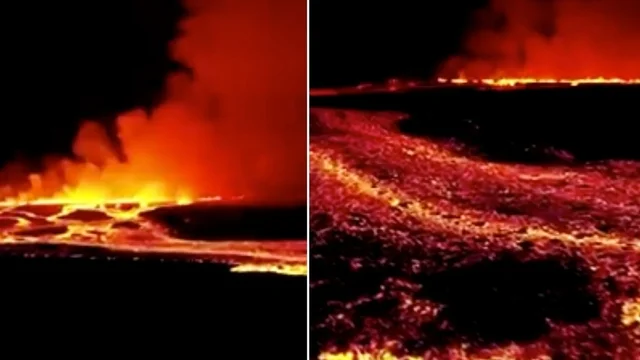 Evacuazione in Islanda per la dirompente eruzione vulcanica. Le immagini impressionanti