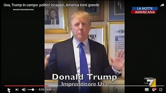 Video inedito: gli esordi di Trump