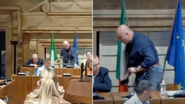 Bandecchi abbaia in Aula per rispondere ad una Consigliera comunale