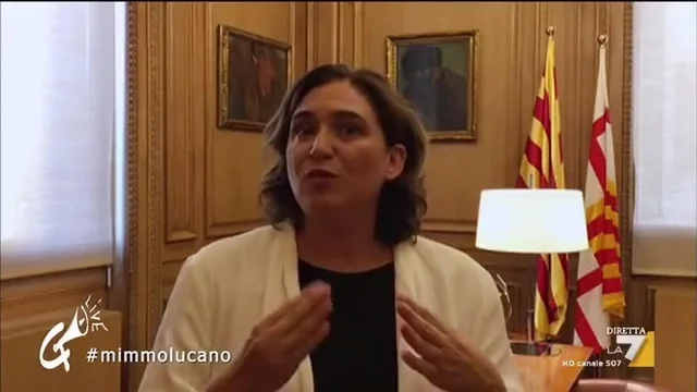 Propaganda Live - Il messaggio di Ada Colau per Mimmo Lucano