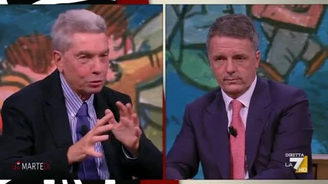Padellaro punge Renzi: "Lei sta sempre coi miliardari...". La replica: "È una battuta? Allora rido"
