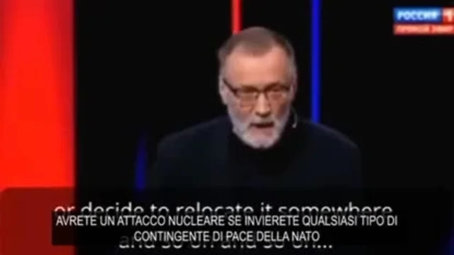 Dibattito shock in un talk russo: "Europei, subirete un attacco nucleare se invierete contingenti di pace NATO"