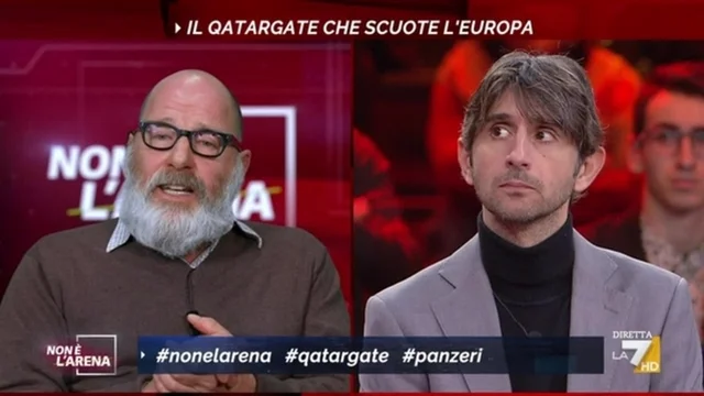Qatargate, scontro Iuri Maria Prado - Paragone: "Plebaglia"