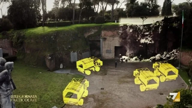 Nelle Fosse Ardeatine, dove vennero uccisi con un colpo in testa 335 innocenti