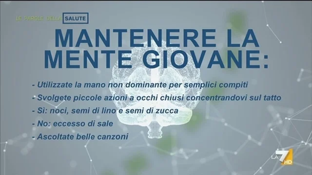 Consigli per mantenere la mente giovane