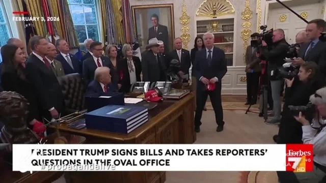 I giornalisti italiani intervistano Donald Trump nello Studio Ovale: il video esclusivo di Fabio Celenza per Propaganda Live