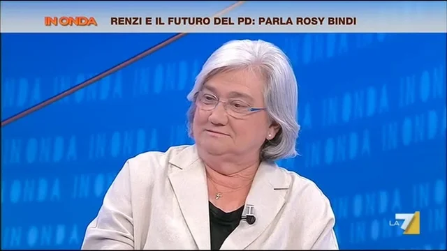 Rosy Bindi sul voto al referendum: 'Non ho ancora deciso'