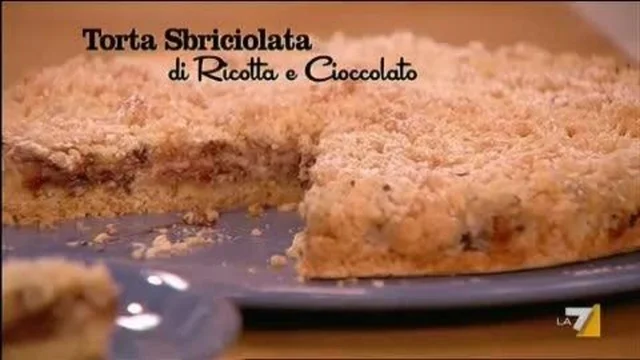 Torta Sbriciolata di Ricotta e Cioccolato