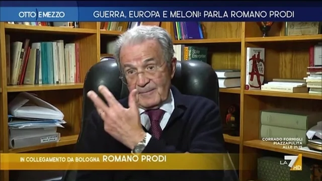 Guerra, Europa e Meloni, parla Romano Prodi - Otto e Mezzo, 21/03/2024