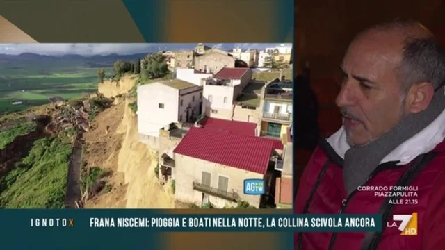 Frana Niscemi, la rabbia dei cittadini: "Le Istituzioni ci diano aiuto, non bastano chiacchiere e passerelle"
