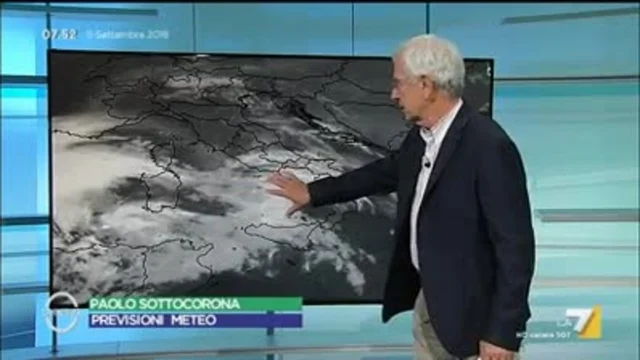 Il meteo del 11 settembre