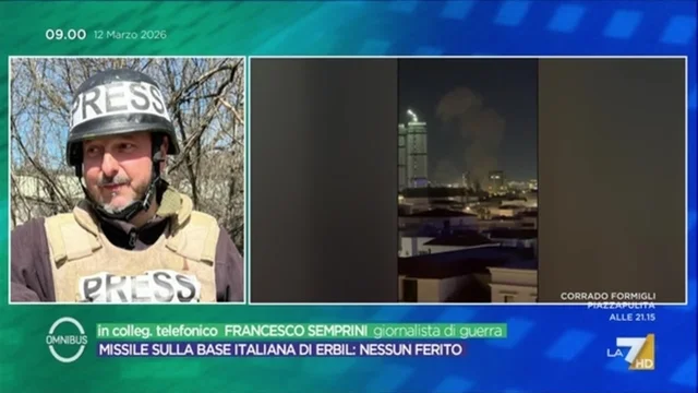 Missile su base italiana di Erbil, le ultime notizie in diretta con Francesco Semprini