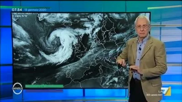 Le previsioni meteo del 13/01/2020
