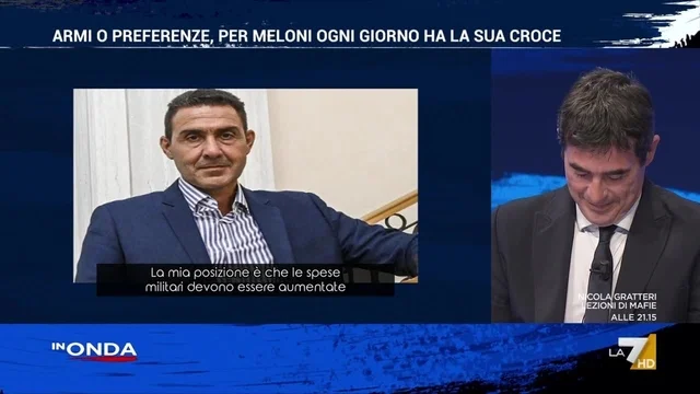 Spese militari, Vannacci a In Onda: "Bisogna aumentarle se c'è una minaccia concreta, io ancora non la vedo"