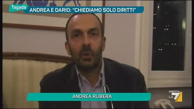Andrea e Dario:'Chiediamo solo diritti'