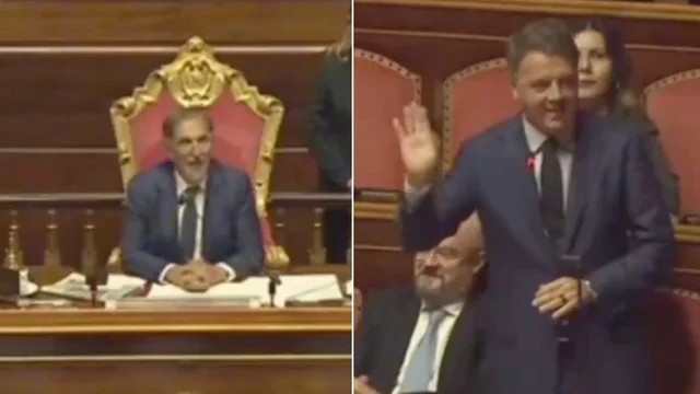 Battibecco in Senato tra Renzi e La Russa: "Faccia l'arbitro, si limiti a tifare Inter. Stia al suo posto"