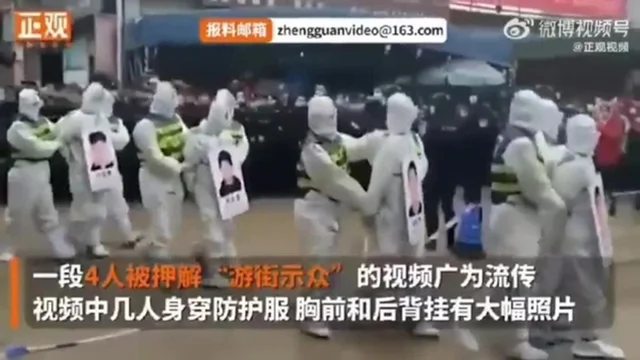 Cina, gogna pubblica per quattro persone accusate di aver violato norme anti-Covid