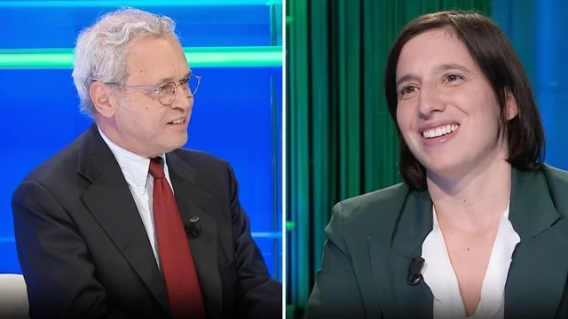 Mentana ad Elly Schlein: "Facciamo il bis con Meloni? Magari ci sarà anche Conte..."