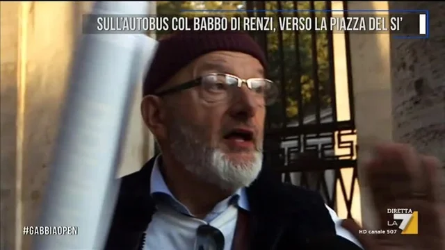Sull'autobus col babbo di Renzi verso la piazza del PD
