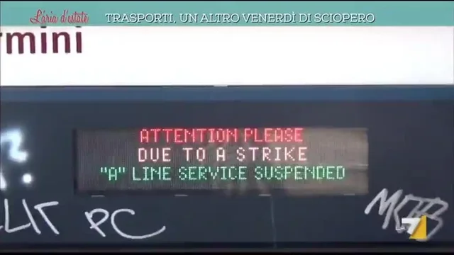 Trasporti, un altro venerdì di sciopero