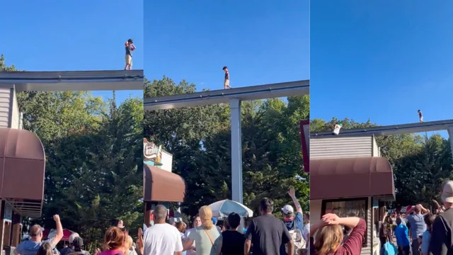 Attimi di paura in un parco divertimenti in Pennsylvania: bimbo sui binari del monorotaia a 30 metri d’altezza