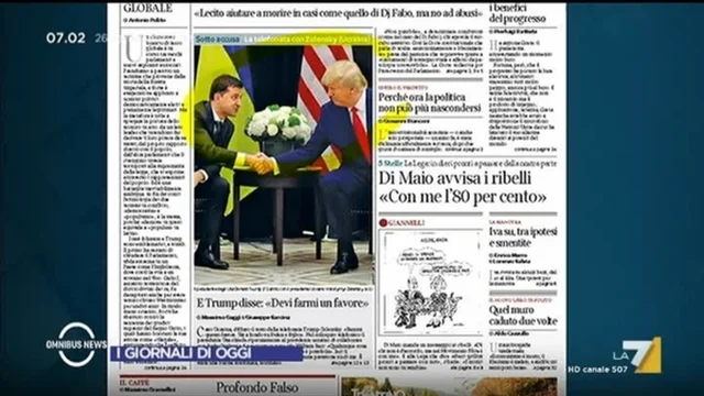 Omnibus News - I giornali di oggi - 26/09/2019
