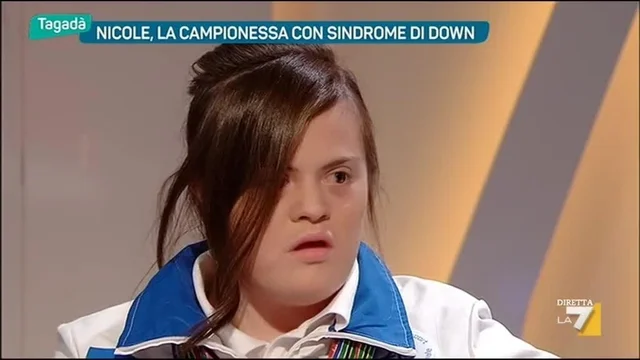 Nicole, la campionessa con sindrome di down