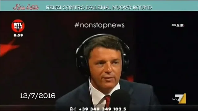 Renzi contro D'Alema. Nuovo round
