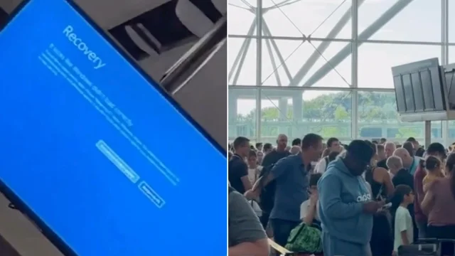 Crowdstrike, aeroporti bloccati in tutto il mondo per guasto tecnico Microsoft: i video