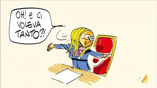 Il cartoon del Genio Makkox - Il paese dei manganelli