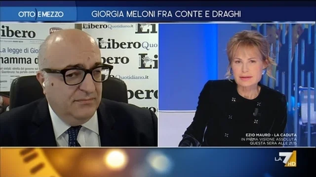 Giorgia Meloni fra Conte e Draghi - Otto e Mezzo - Puntata del 13/12/2023