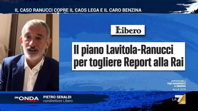 Caso Ranucci, Senaldi: "È un problema umano, di un uomo di fronte alla sua sconfitta"