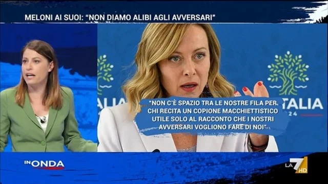 Meloni ai suoi: "non diamo alibi agli avversari" - In Onda - Puntata del 2/7/2024