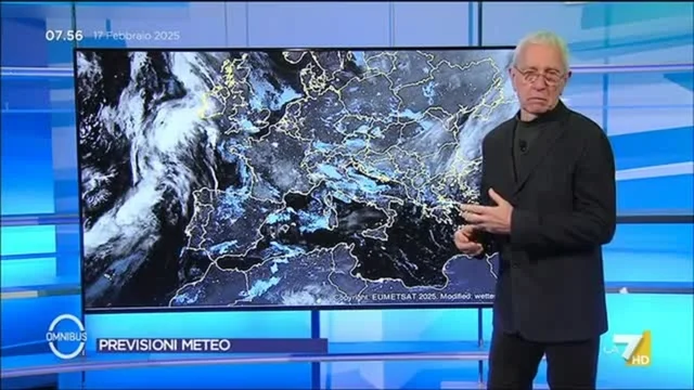 Previsioni Meteo di oggi di Paolo Sottocorona