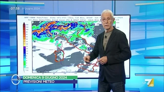 Meteo LA7 - 9/6/2024