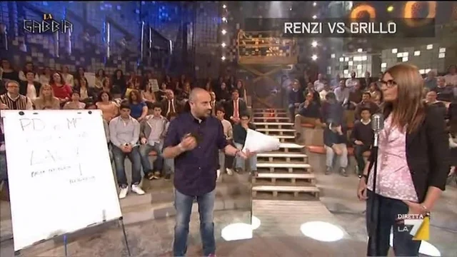 Match alla lavagna: Renzi vs Grillo