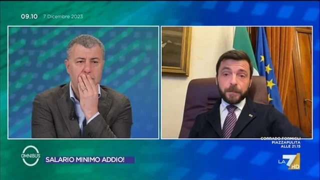 Salario minimo addio - Omnibus, 07/12/2023