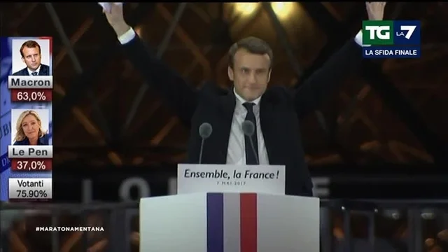 Emmanuel Macron il Presidente più giovane all'Eliseo: 'Difenderò le speranze d'Europa'