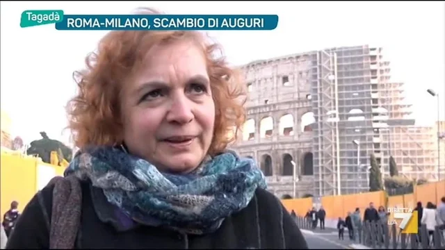 Roma-Milano scambio di Auguri