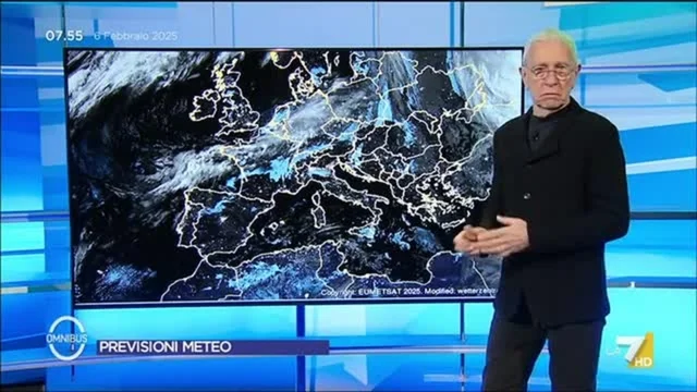 Le previsioni Meteo di oggi di Paolo Sottocorona - 6/2/2025