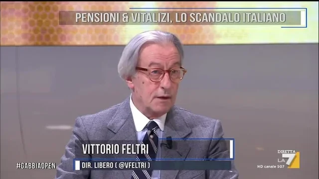 Feltri: 'Vitalizi, prendiamocela con chi ha fatto le leggi non coi privilegiati'