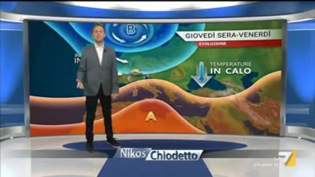 Il meteo della sera del 5 settembre