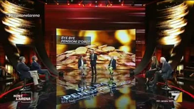 Riniolo VS Monaco: continua il duello sul tema pensioni d'oro nello studio di Non è l'arena