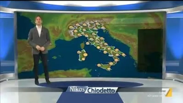 Il meteo della sera