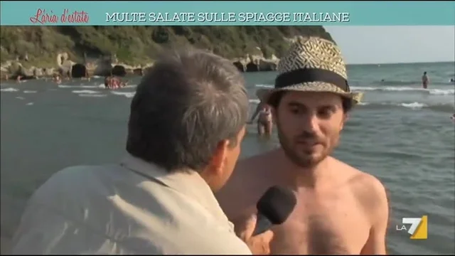 Multe salate sulle spiaggie italiane
