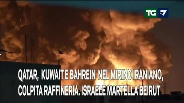 TG LA7 edizione delle13.30 del 9/3/2026