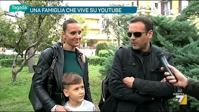 Una famiglia che vive su Youtube