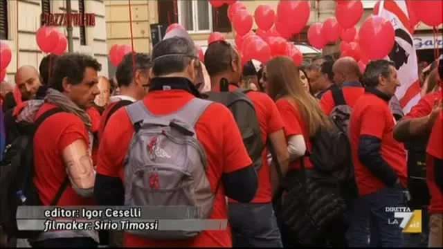 La lotta dei lavoratori Meridiana